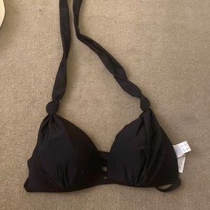 Brand new never worn black bikini top